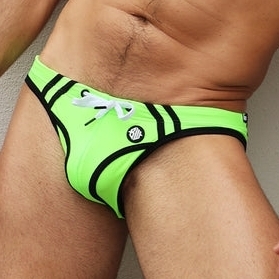 Breedwell Slip de bain EXPOSE SWIM Breedwell Vert neon