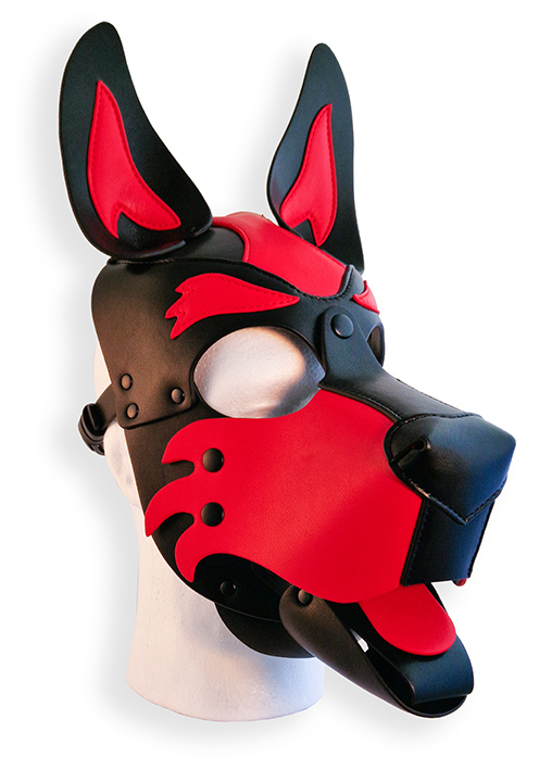 Brutus Cagoule PUPPY HOOD Noire et Rouge