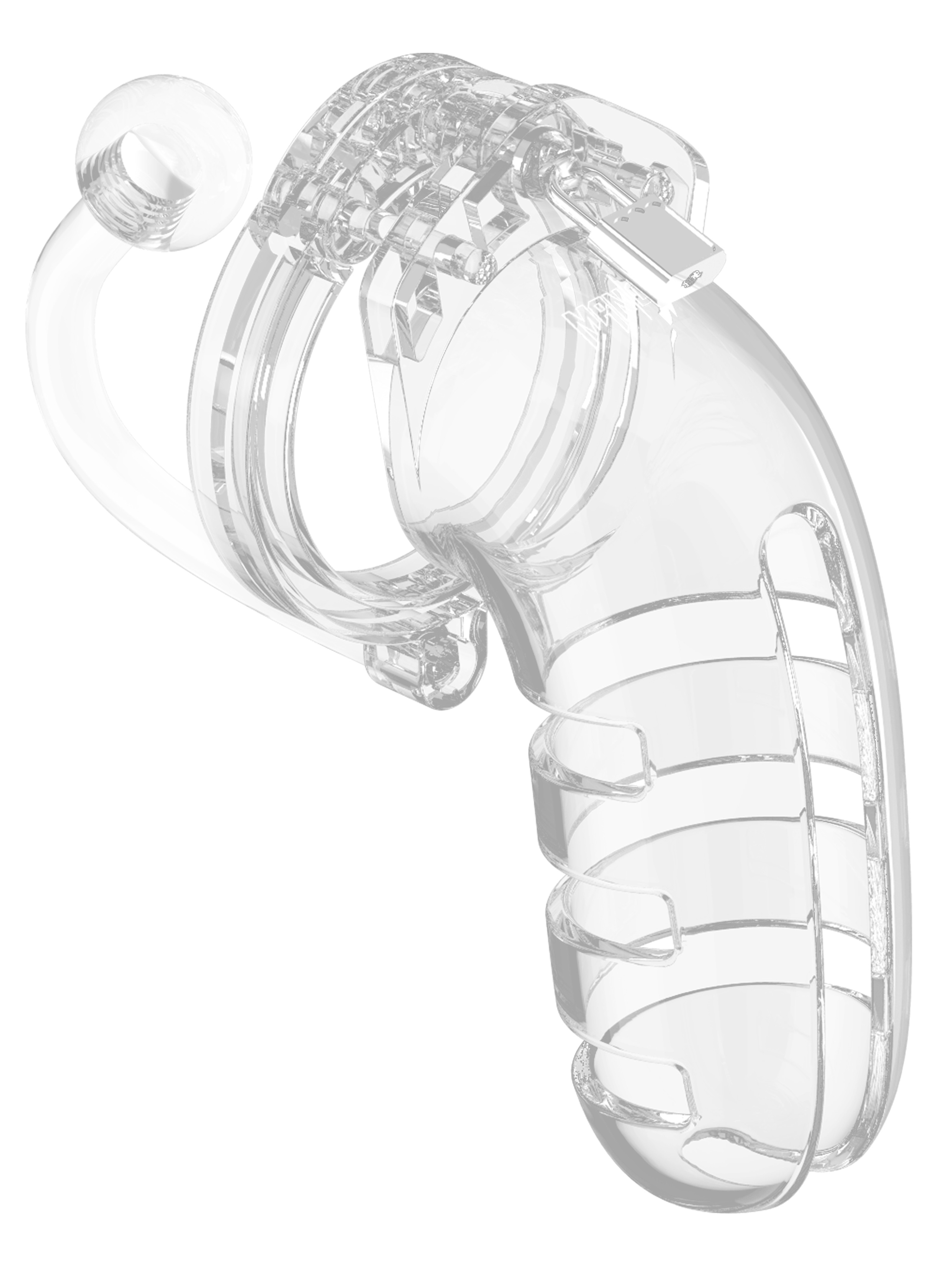Cage de chasteté avec Plug ManCage Modèle 12 13 x 4.5 cm Transparente