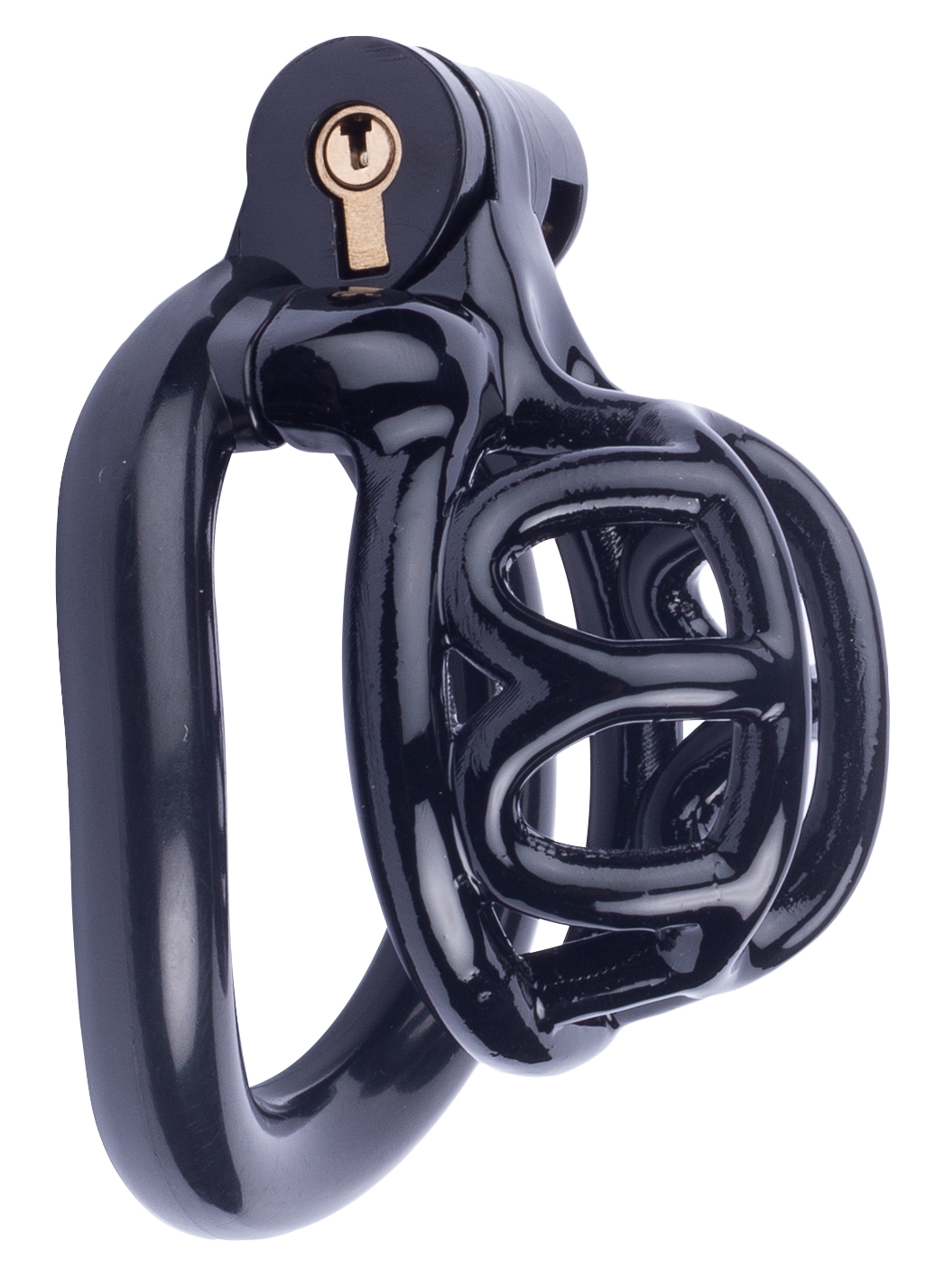 Cage de chasteté courte LYFY 4 x 3.3cm Noire