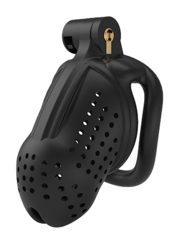 Cage de chasteté DOTTIA Noire 8.5 x 3.5cm