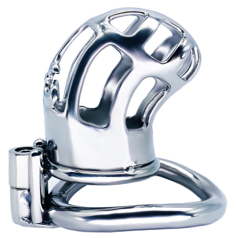 Cage de chasteté en métal ROYAL STEEL 7 x 3cm