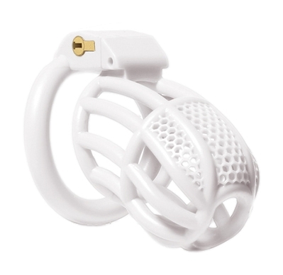 Cage de chasteté NETIA 7.5 x 3.1cm Blanc