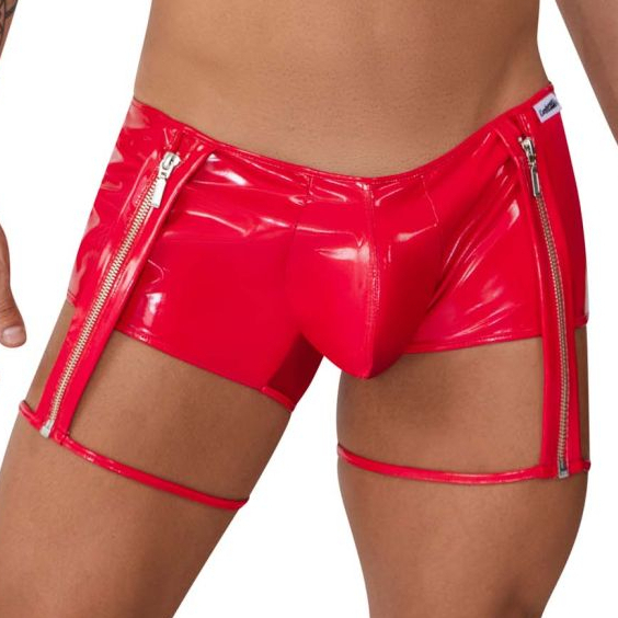 CandyMan Boxer Porte-Jarretelles LAKSHMI Rouge