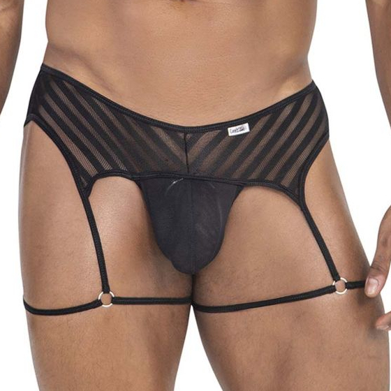 CandyMan String Porte-Jarretelles HEDION Noir