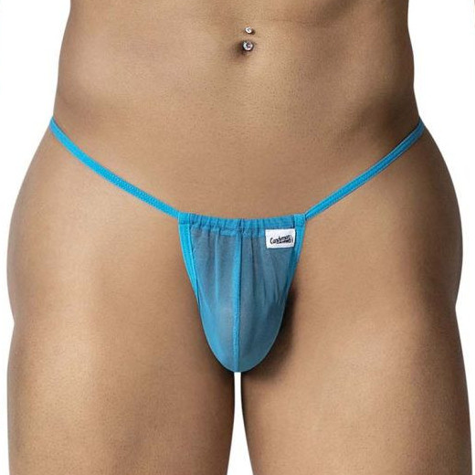 CandyMan String sexy CLEROS Bleu turquoise