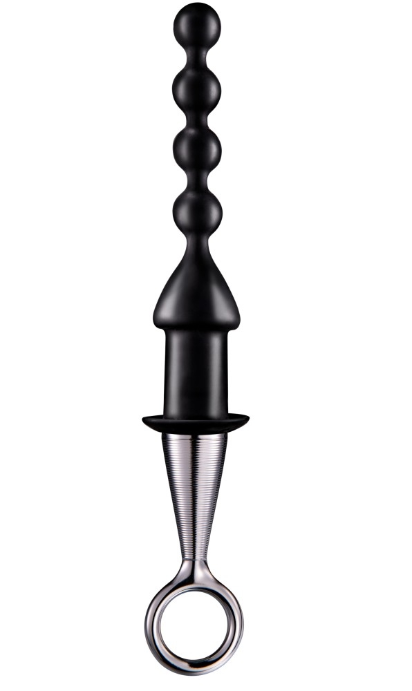 Chapelet anal avec poignée BEADS IN 16.5 x 3cm