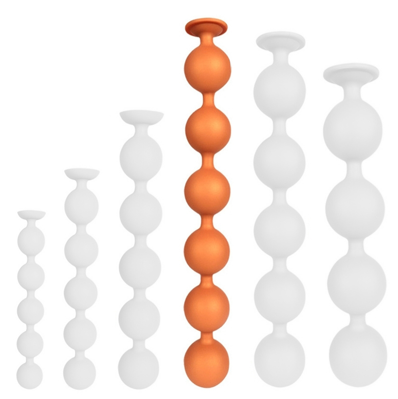 Chapelet anal BULBY BUTT XL 50 x 6.7 cm Orange