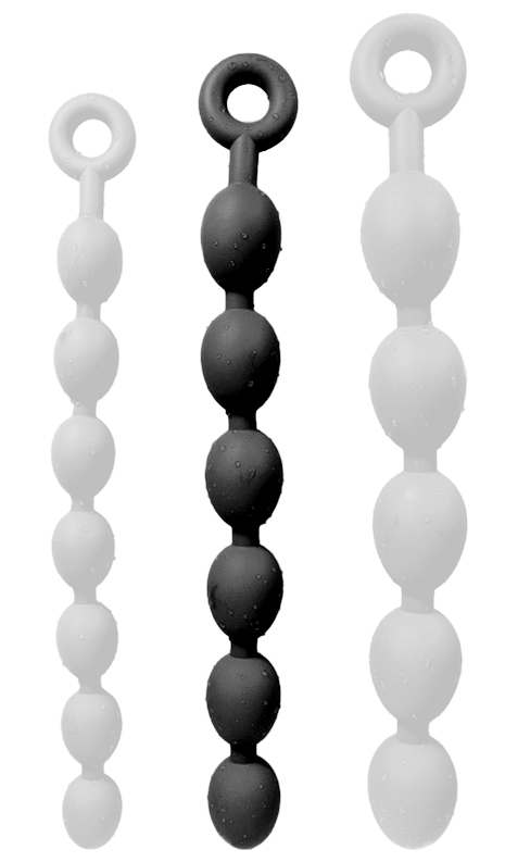 Chapelet anal CHAPIRA M 43 x 4.8 cm Noir