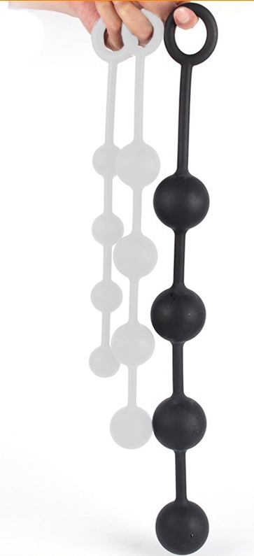 Chapelet anal en silicone QUARTY L 45 x 5cm