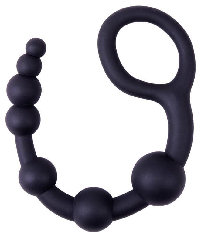 Chapelet anal U SHAPE Black Mont 30 x 4.5cm