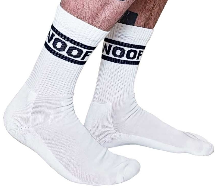 Chaussetes blanches WOOF Crew Socks