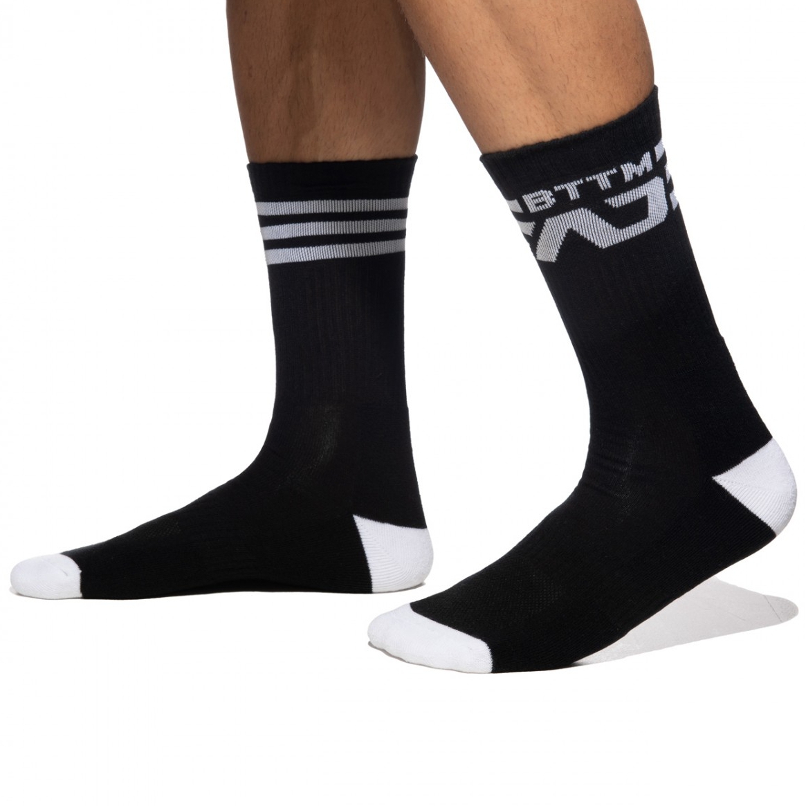 Chaussettes AD BTTM Noir-Blanc