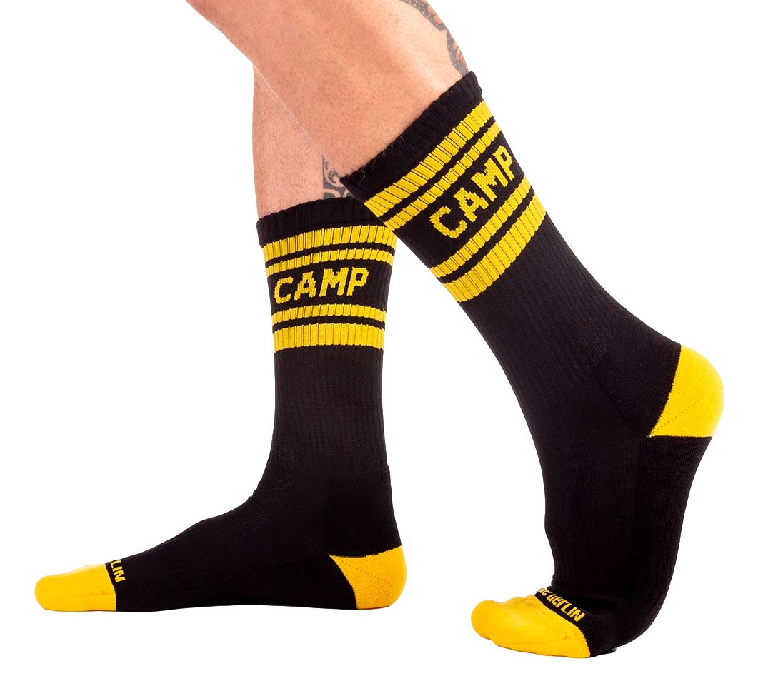 Chaussettes CAMP SOCKS Camp Noir-Jaune