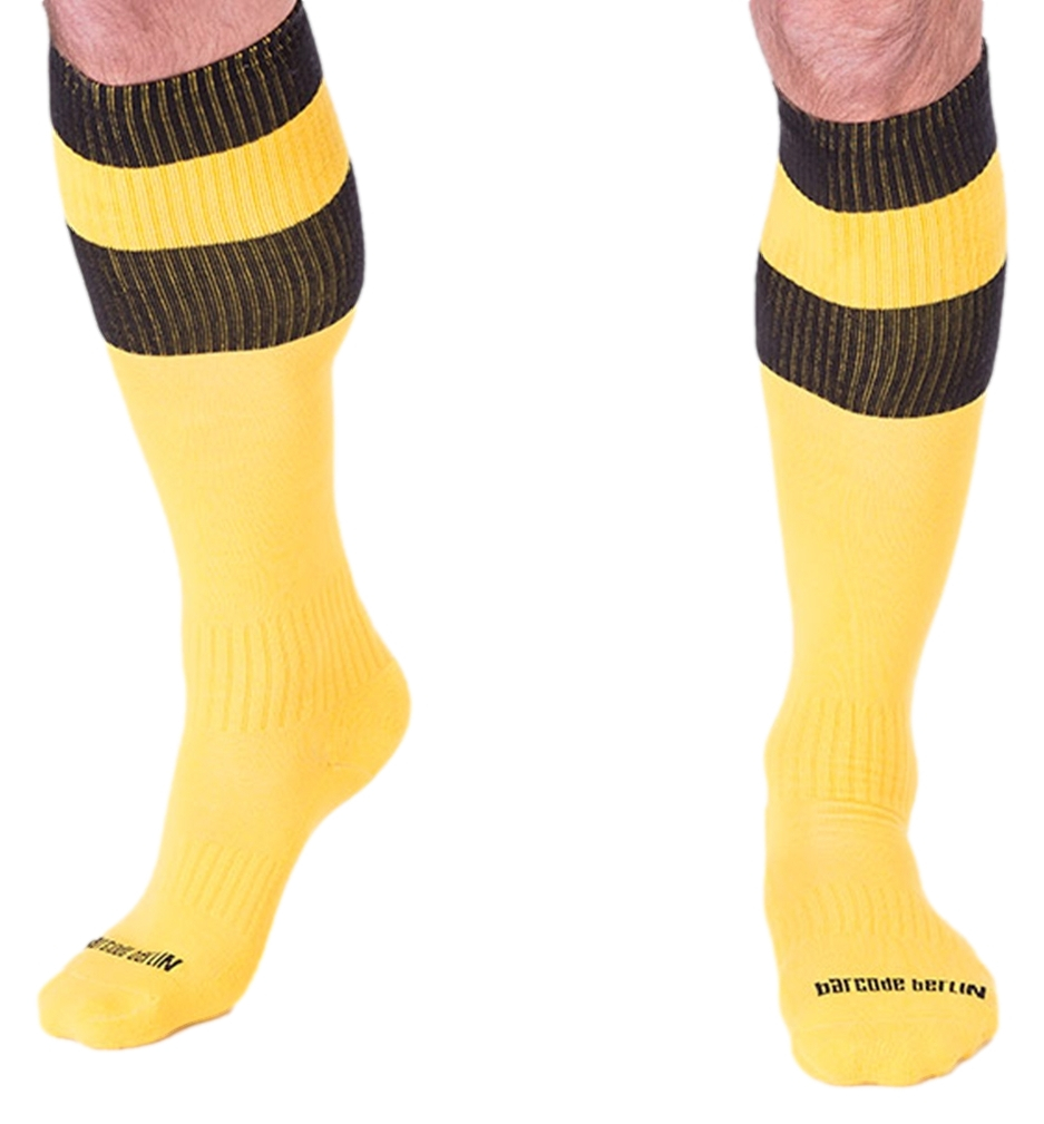 Chaussettes FOOTBALL SOCKS Jaune-Noir