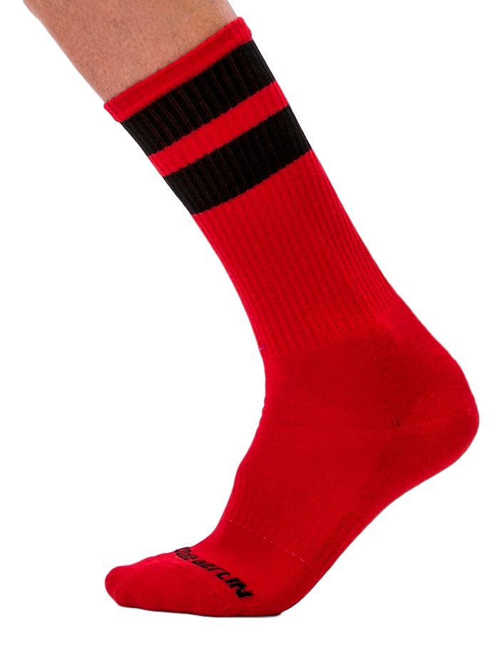 Chaussettes GYM SOCKS Rouge-Noir