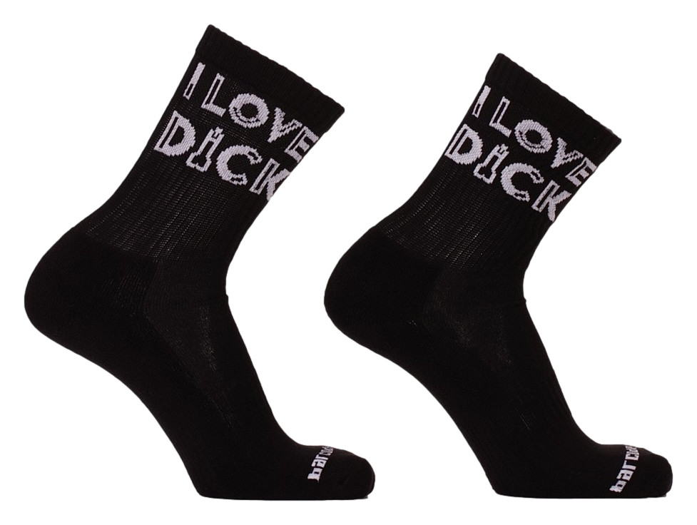 Chaussettes I LOVE DICK Noires