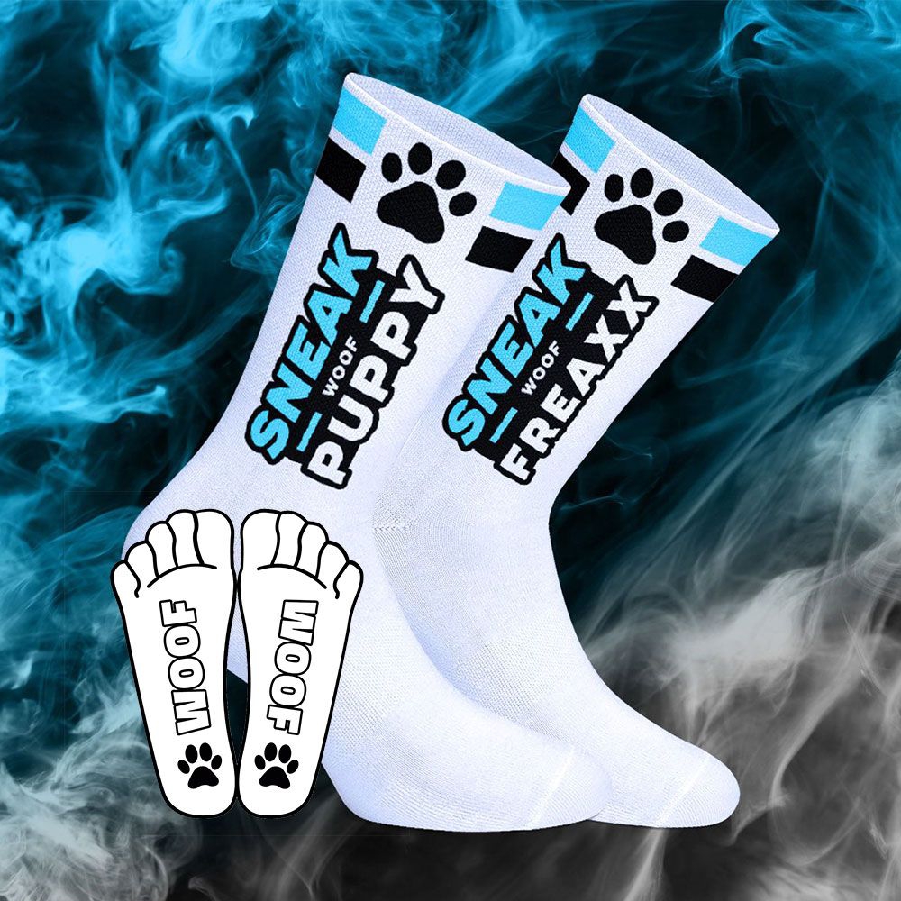 Chaussettes SNEAK WOOF PUPPY Bleu