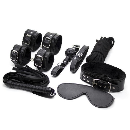 Coffret BDSM 7 Pièces WICKED Noir