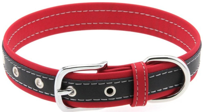 Collier Bicolore Simili CONTRASTED Rouge