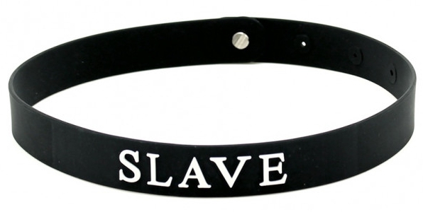 Collier en silicone SLAVE