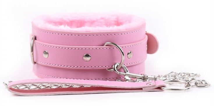 Collier-Laisse FUR Rose