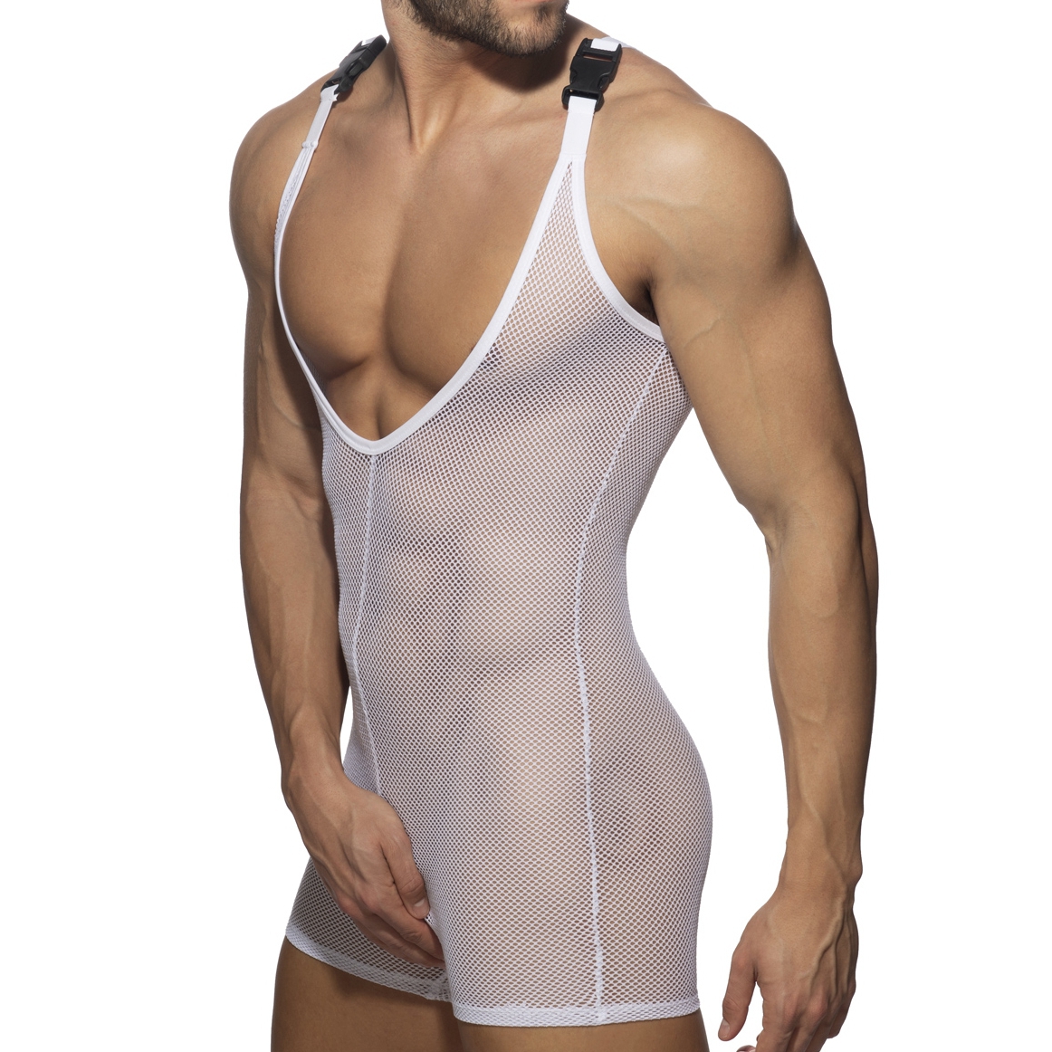 Combinaison Singlet MESH WRESTLING SUIT Blanc