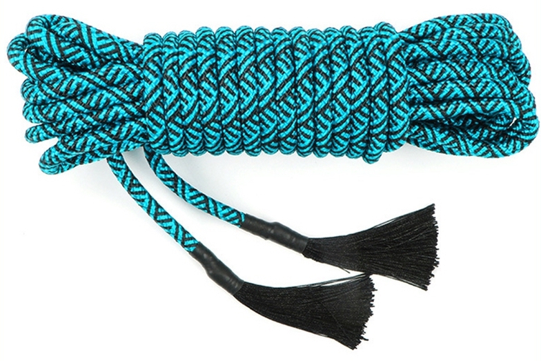 Corde de bondage SM SCINT 10M Bleue