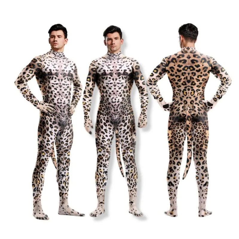 CosplayBoys Combinaison Cosplay LEOPARD