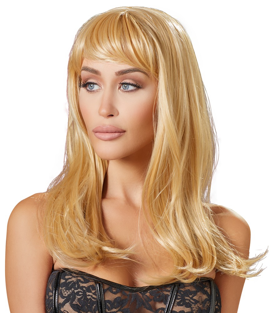 Cottelli Accessoires Perruque Cheveux longs Blonds Droits