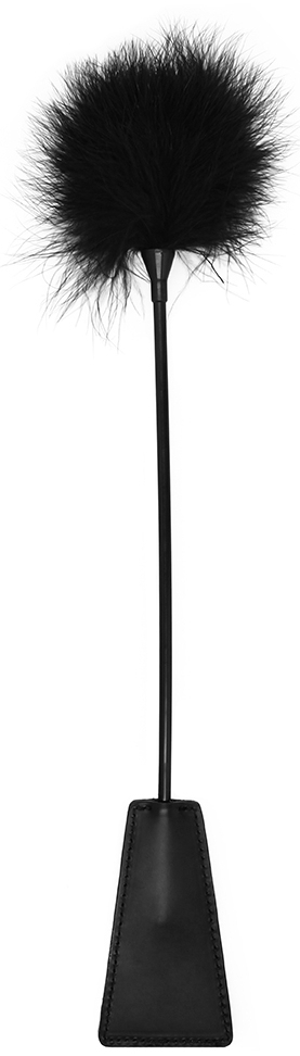 Cravache et Plumeau OUCH 43cm Noir