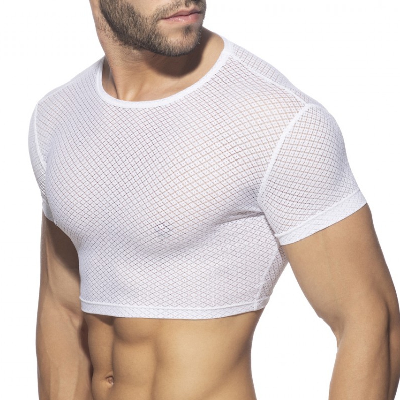 Crop Top FANTASY DIAMOND Blanc