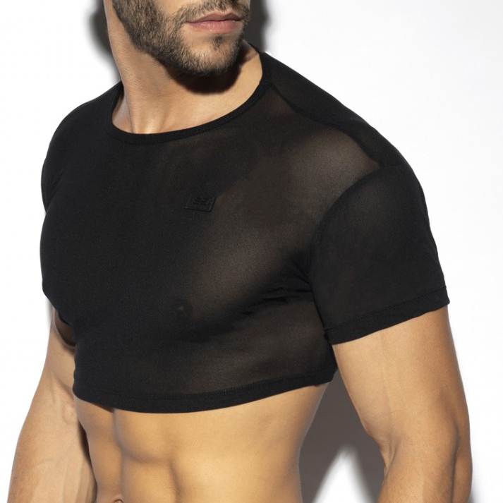 Crop Top NET Noir