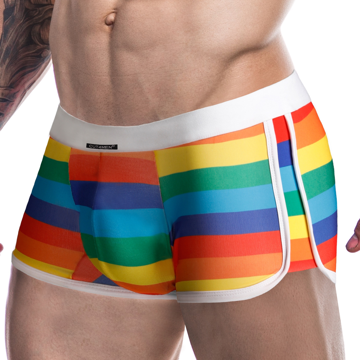 CUT4MEN Boxer ATHLETIC Rainbow