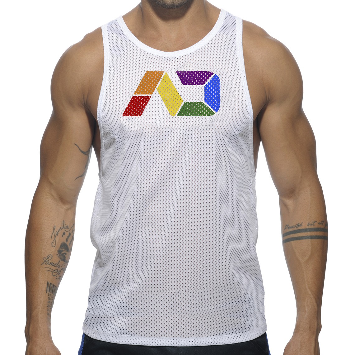 Débardeur AD Rainbow Blanc