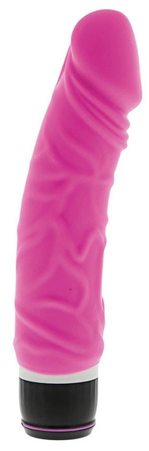Dildo vibrant CLASSIC Silicone 15 x 4 cm Rose