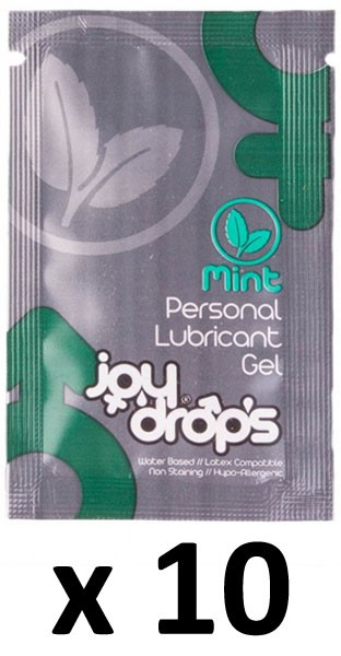 Dosettes individuelles Lubrifiant Arôme Menthe 5mL x10
