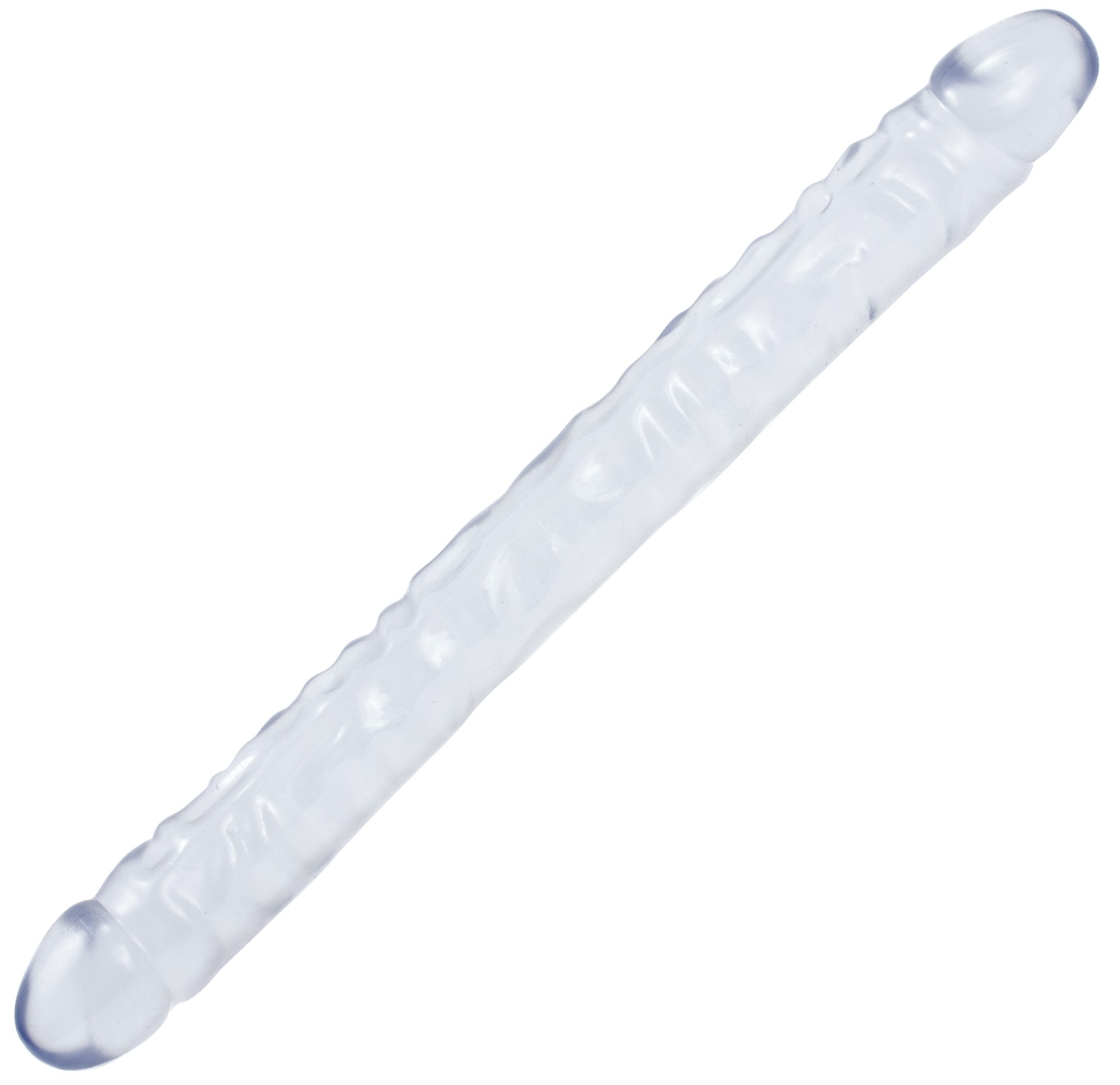 Double Dildo Jelly Crystal transparent 44 x 4.3 cm