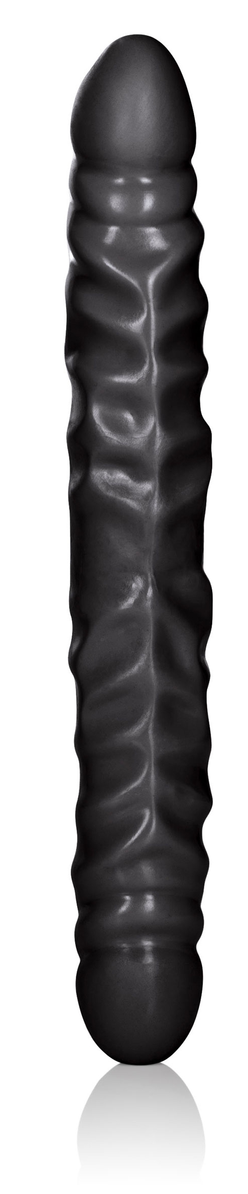 Double Gode BLACK JACK 30 x 4cm Noir