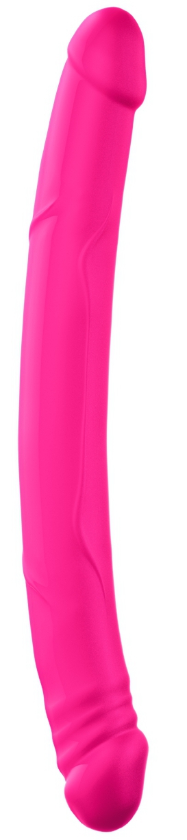 Double gode REAL DOUBLE DO Magenta 42 x 4 cm