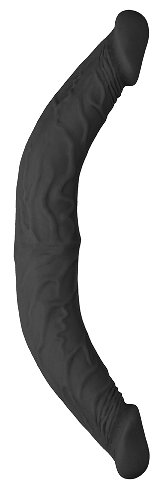 Double Gode REALROCK 36 x 4.4cm Noir