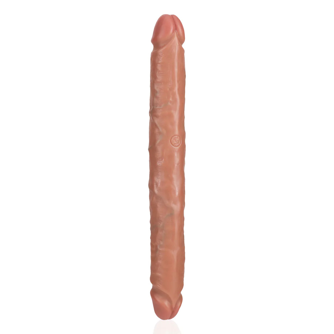 Double Gode STRAIGHT SLIM 30.5 x 3.5cm Marron