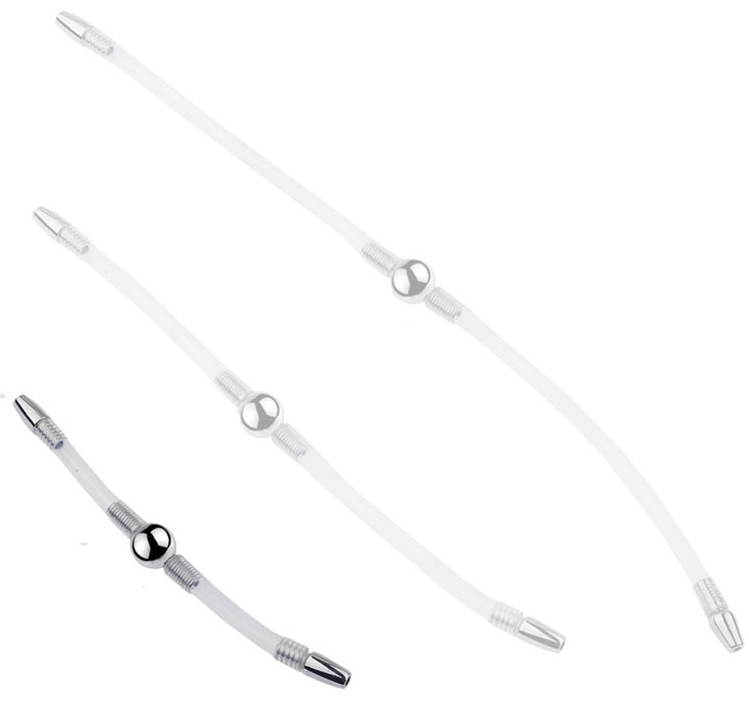 Double Tige d'urètre flexible FLEXI DUO 15cm - Diamètre 8mm
