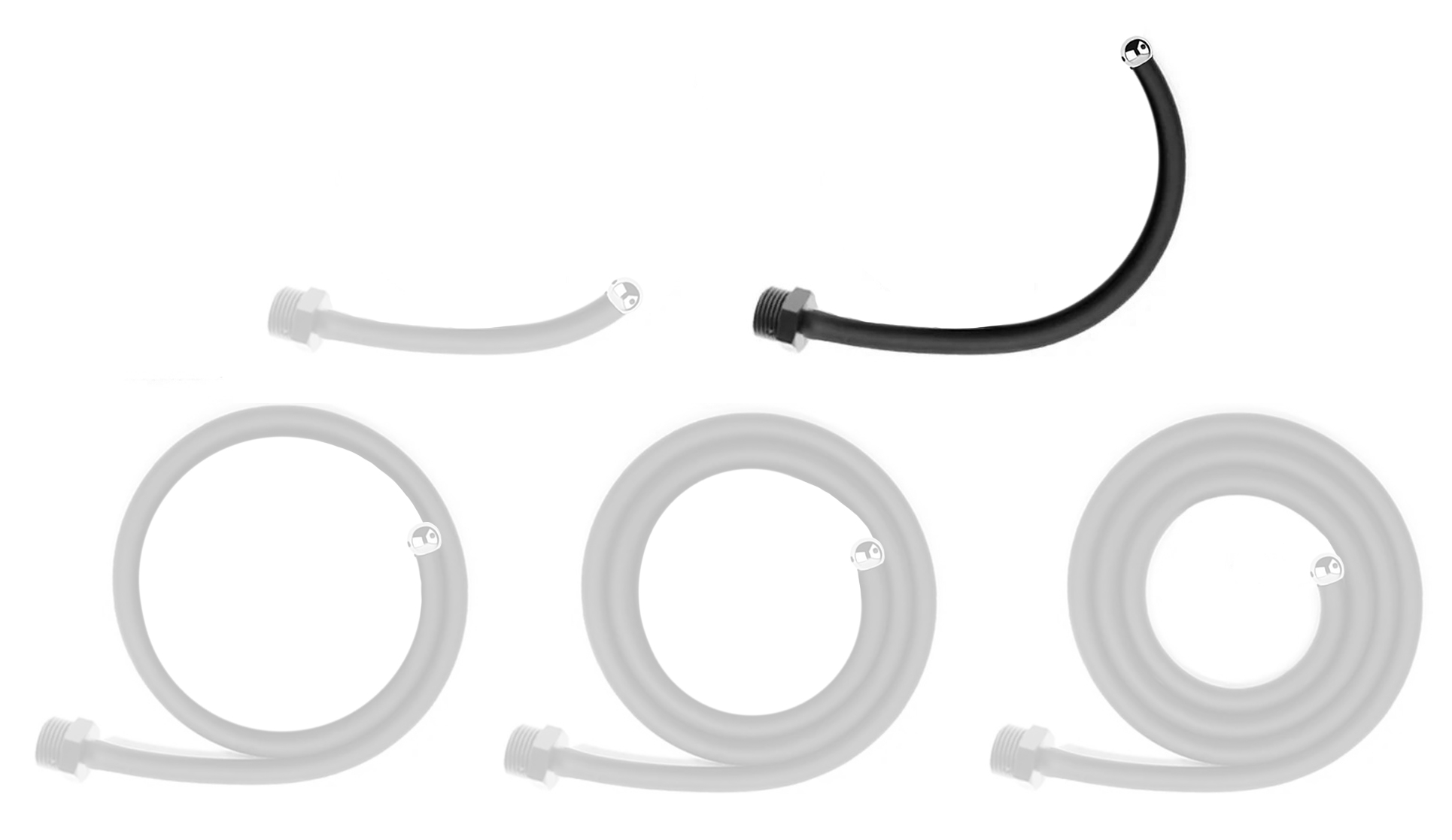 Douche anale flexible CLEANASS FLEX M 50 x 1.5cm