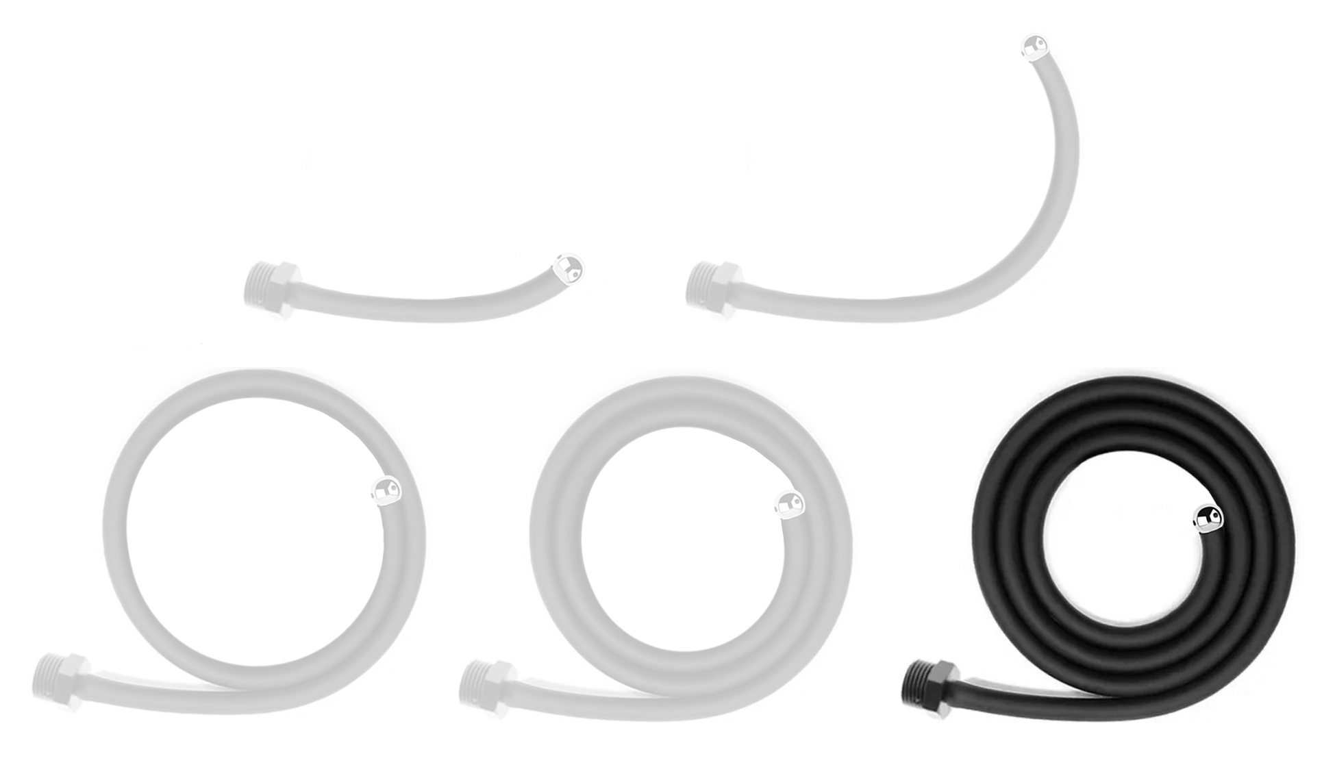 Douche anale flexible CLEANASS FLEX XXL 200 x 1.5cm