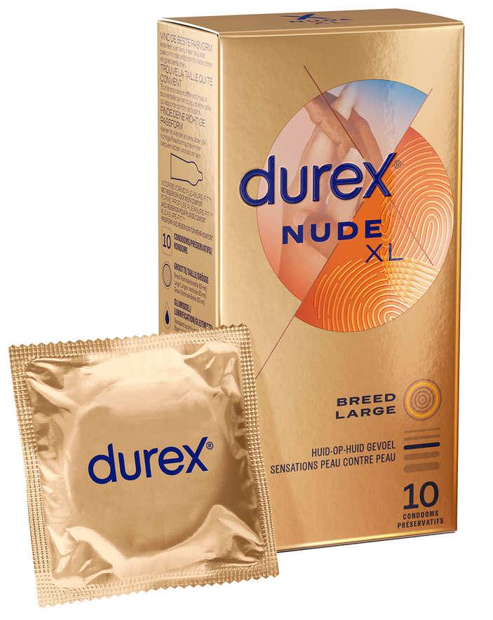 Durex Préservatifs DUREX NUDE XL 60mm x10