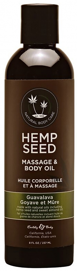 Earthly Body Huile de massage GUAVALAVA Goyave et Mûre 237ml