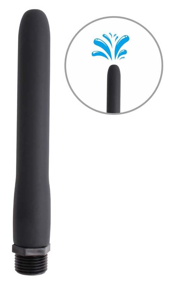 Embout de lavament en Silicone BLACK MONT 15 x 2cm