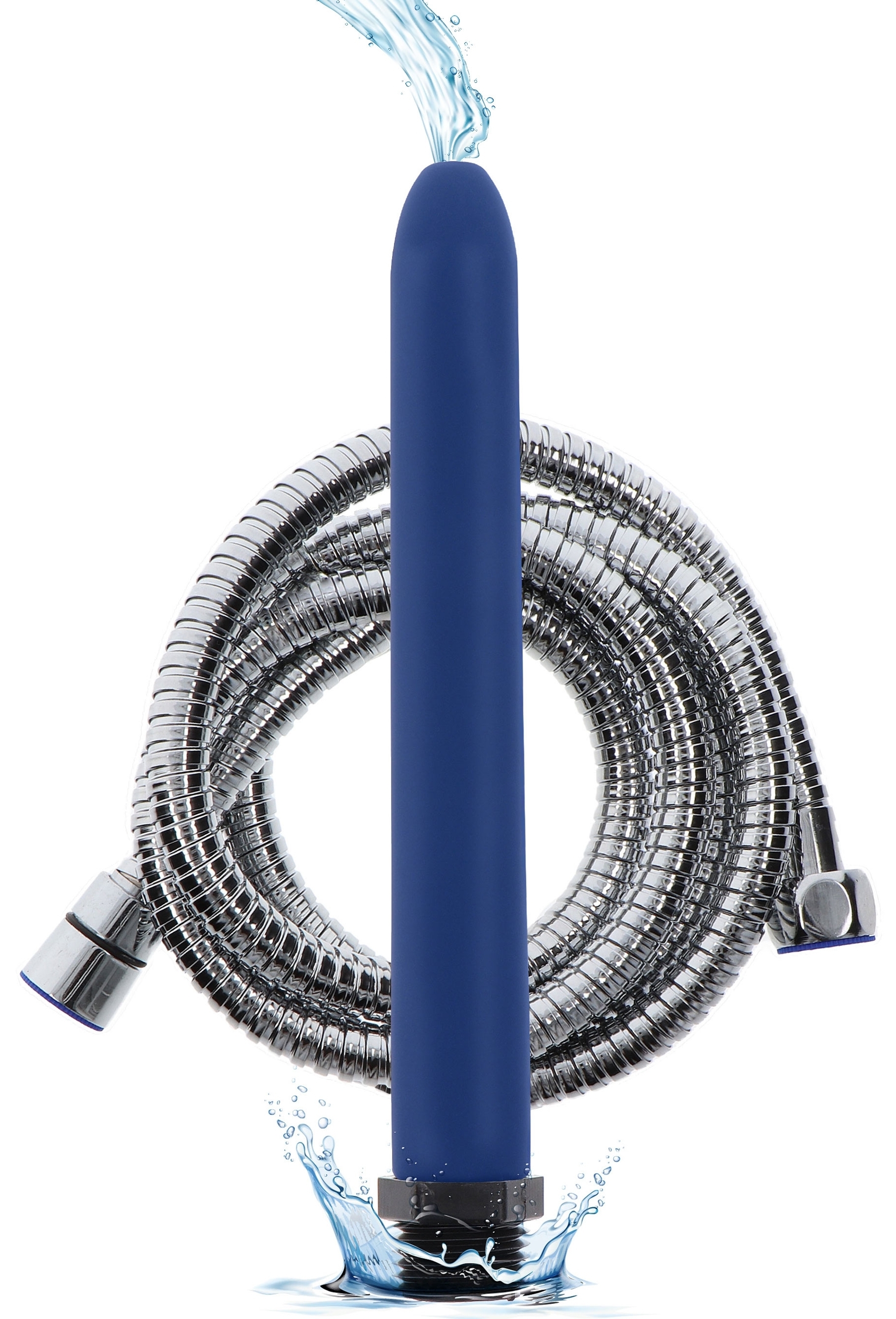 Embout de lavement avec Flexible THE CLEANER 15 x 2cm