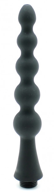 Embout de lavement en silicone BEADS 17 x 3 cm